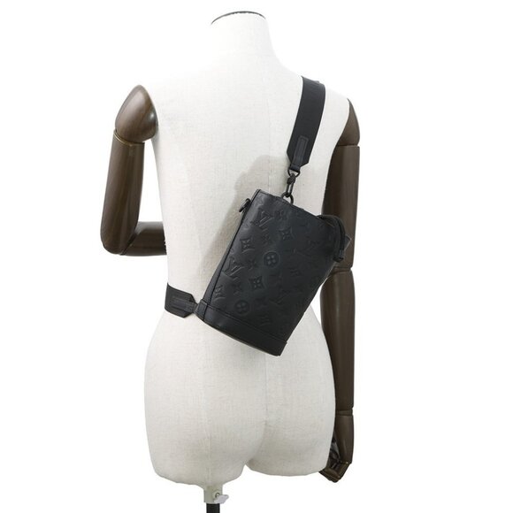 LOUIS VUITTON noe sling Monogram Shadow/Calf Leather Noir M82248 - Picture 3 of 14